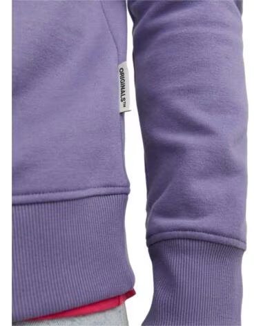 JACK AND JONES SWEATSHIRT & 12242366 COM ESTAMPADO GRÁFICO MORADO