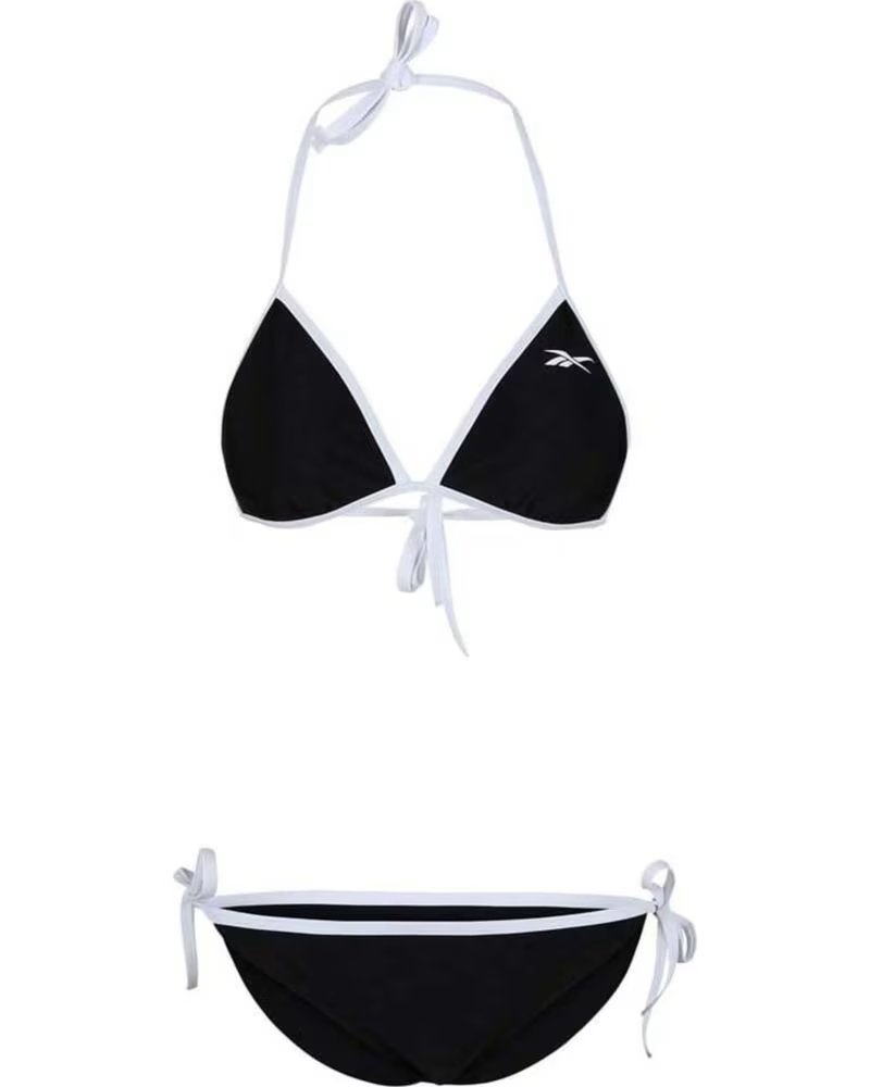 REEBOK BIKINI POUR FEMME, DESIGN SPORTIF NOIR ET BLANC NEGRO
