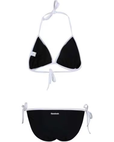 REEBOK BIKINI POUR FEMME, DESIGN SPORTIF NOIR ET BLANC NEGRO
