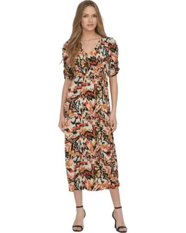 ONLY VESTIDO 15301093-TIGERLILY ESTAMPADO MULTICOLOR