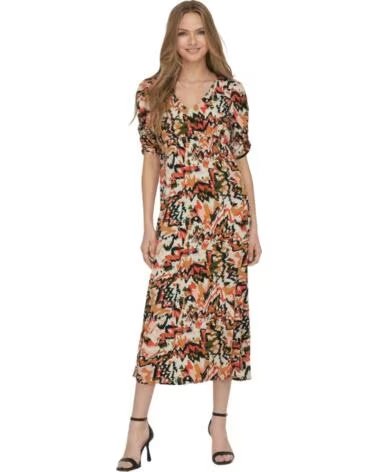 ONLY VESTIDO 15301093-TIGERLILY ESTAMPADO MULTICOLOR