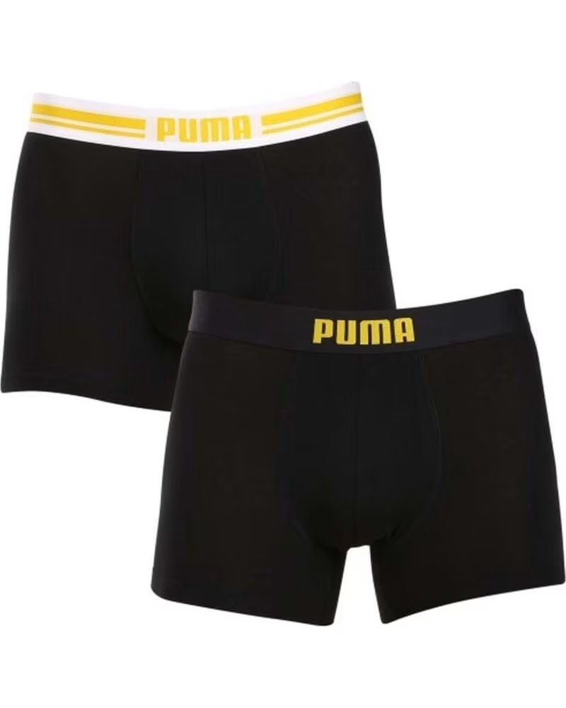PUMA 2ER PACK BOXERSHORTS MIT ELASTISCHEM BUND MULTICOLOR