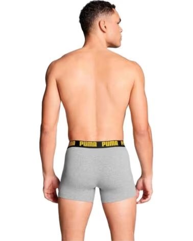 PUMA BOXER-SHORTS-SET MIT ELASTISCHEM BUND MULTICOLOR
