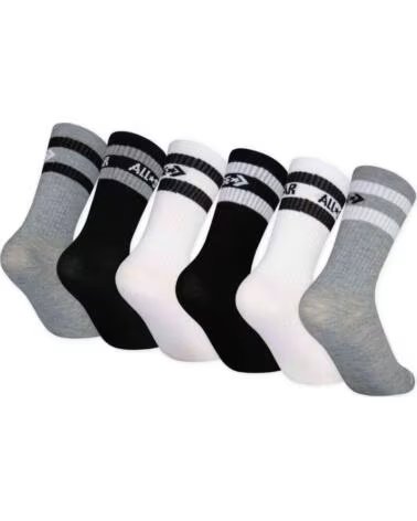CONVERSE SOCKEN UC0156-042 MEHRFARBIG UNISEX 6ER-PACK MULTICOLOR