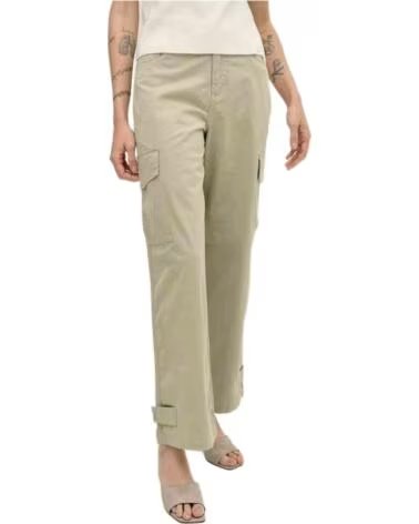 ONLY WOMEN´S LONG CARGO PANTS IN BEIGE VERDE