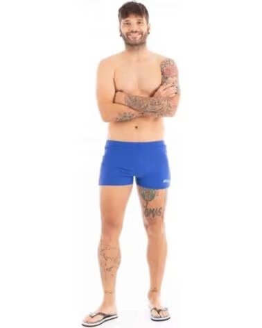 SQUBA TRAINING BOXER SWIMSUIT BLUE AZUL