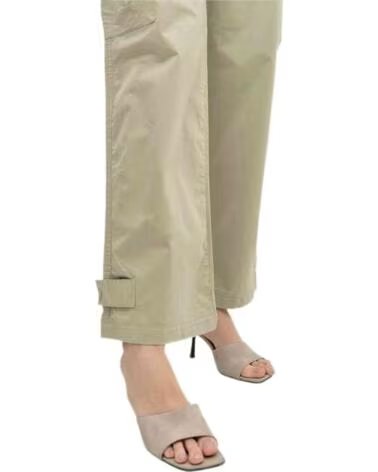 ONLY WOMEN´S LONG CARGO PANTS IN BEIGE VERDE