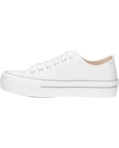 MTNG ZAPATILLAS MUSTANG 60173-I222 EN BLANCO PARA MUJER CANVAS BLANCO