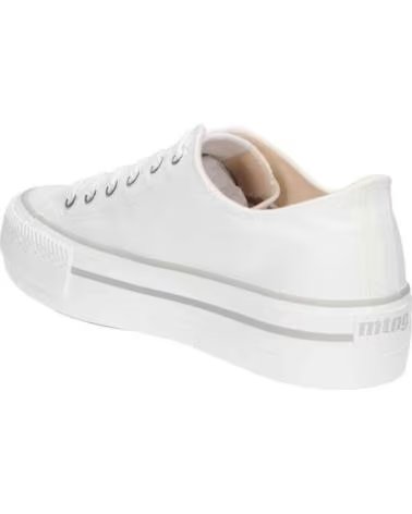 MTNG ZAPATILLAS MUSTANG 60173-I222 EN BLANCO PARA MUJER CANVAS BLANCO