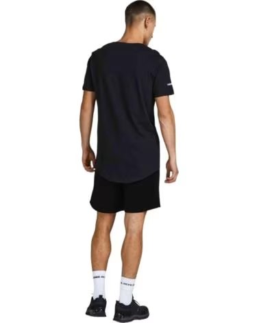 JACK AND JONES PANTALON CORTO JACKJONES SHORT SWEAT GORDON EN NEGRO PARA HOMBRE BLACK