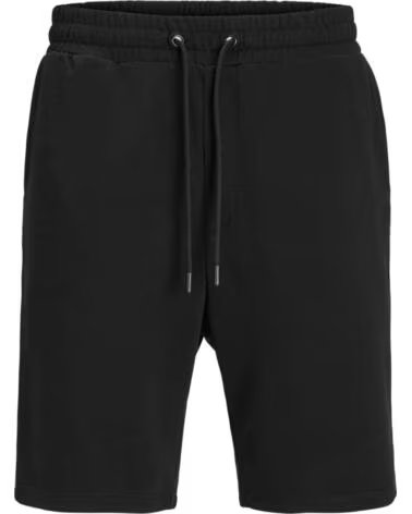 JACK AND JONES PANTALON CORTO JACKJONES SHORT SWEAT GORDON EN NEGRO PARA HOMBRE BLACK