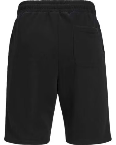 JACK AND JONES PANTALON CORTO JACKJONES SHORT SWEAT GORDON EN NEGRO PARA HOMBRE BLACK