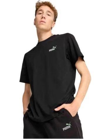 PUMA CAMISETA 684717-51 MANGA CORTA NEGRA HOMBRE BLACK-SPRING FERN