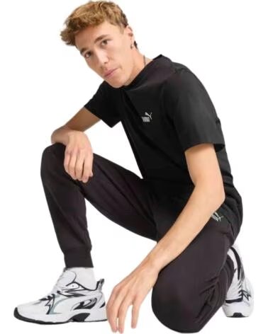 PUMA CAMISETA 684717-51 MANGA CORTA NEGRA HOMBRE BLACK-SPRING FERN