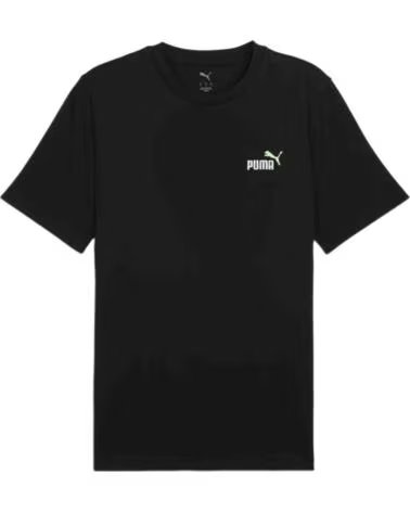 PUMA CAMISETA 684717-51 MANGA CORTA NEGRA HOMBRE BLACK-SPRING FERN
