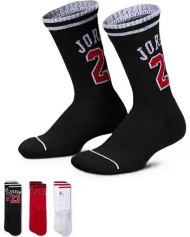 JORDAN CALCETINES BJ0786-023 EN MULTICOLOR PARA NINOS UNISEX BLACK