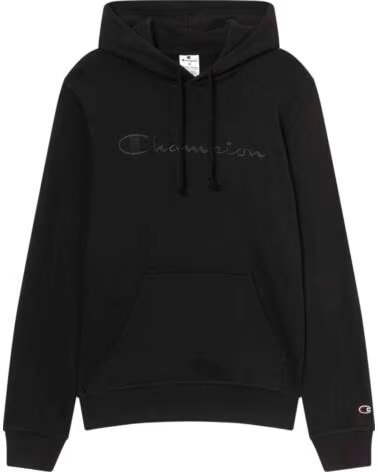 CHAMPION SUDADERA CON CAPUCHA HOODED SWEATSHIRT EN NEGRO PARA HOMBRE NBK