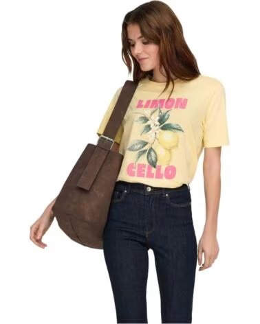 ONLY CAMISETA LIMONCELLO ESTAMPADA 500303400003 LAUREL GREE