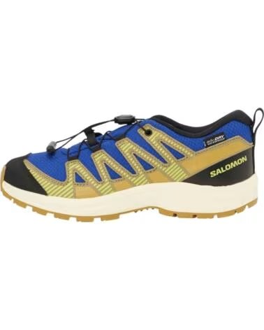 SALOMON CHAUSSURES XA PRO V8 WP J BLUING-ACID LIME-BLACK