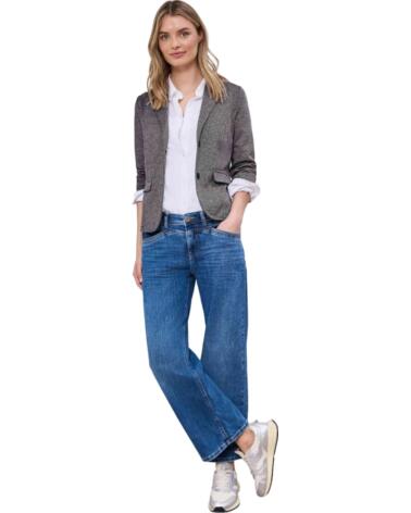 STREET ONE BLAZER 213001 ESTAMPADO HERRINGBONE PARA MUJER SHADOW BLUE