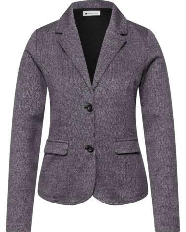STREET ONE BLAZER 213001 ESTAMPADO HERRINGBONE PARA MUJER SHADOW BLUE