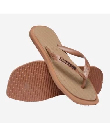 HAVAIANAS CHINELOS TOP SQUARE FUSION CASTANHO 4258MARRON