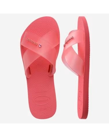 HAVAIANAS CHINELOS AQUA JELLY PARA MULHER EM ROSA 9260ROSA