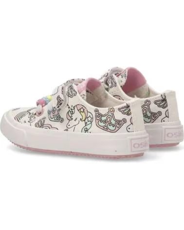 CONGUITOS ZAPATILLAS OSSH154025 EN BEIGE PARA NINAS BLANCO