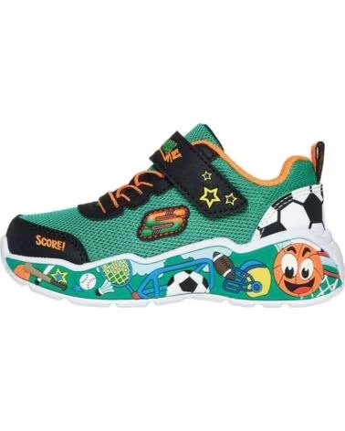 SKECHERS ZAPATILLAS PLAY SCENE PARA NIÑO EN VERDE GRMT
