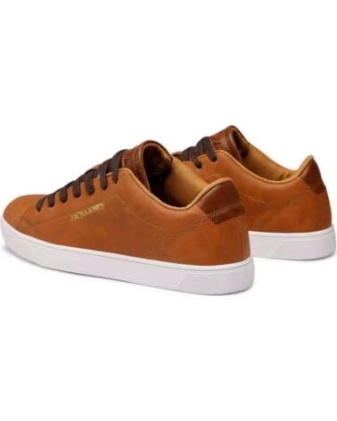 BASKETS DÉCONTRACTÉES JACK & JONES BOSLEY TON CUIR BLANCO