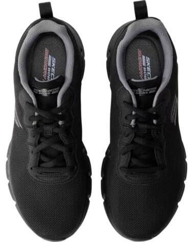 SKECHERS SNEAKERS 118109-BBK DA DONNA NEGRO
