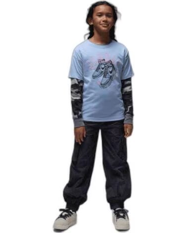 JORDAN CAMISETA DE MANGA CORTA 45F262-U8K EN AZUL PARA NINAS COBALT BLISS