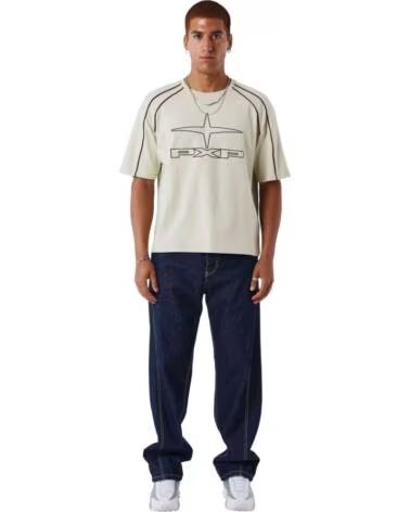 PROJECT X PARIS T-SHIRT U2611100-CC À MANCHES COURTES STYLE URBAIN CRAIE