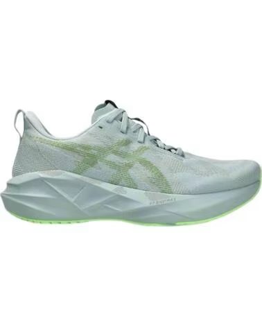ASICS NOVABLAST 5 LAUFSCHUHE GRAU UND GRÜN VERDE