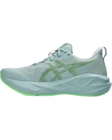 ASICS NOVABLAST 5 LAUFSCHUHE GRAU UND GRÜN VERDE