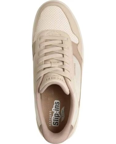 SKECHERS SCARPE DA GINNASTICA 590503400027 IN BEIGE NATURAL