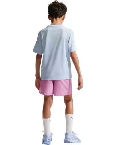 NIKE MULTI SWOOSH KURZARM-T-SHIRT HELLBLAU FÜR KINDER CELESTE