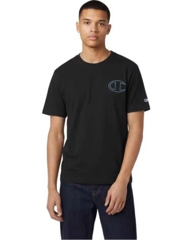 CHAMPION CAMISETA DE MANGA CURTA 222385-KK001 BLACK