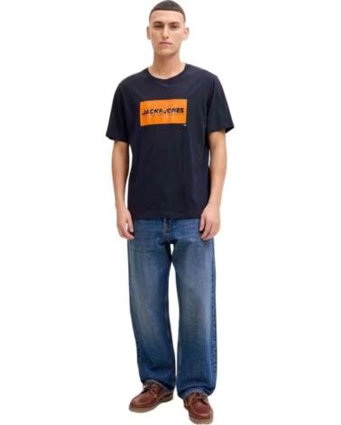 JACK AND JONES & KURZARM-T-SHIRT MIT GRAFIKDRUCK 12288492 BRIGHT WHITE