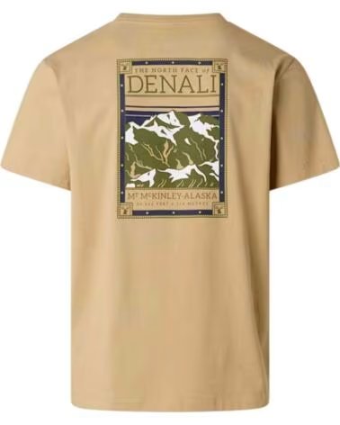 THE NORTH FACE THE GRAPHIC DENALI KURZARM-T-SHIRT BEIGE UNISEX MEDIUM