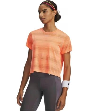 UNDER ARMOUR CAMISETA MANGA CORTA VELOCITI PARA MUJER ORANGE
