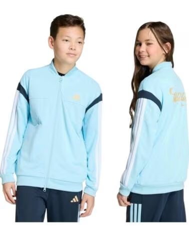 ADIDAS SUDADERA J HOT TTOP EN AZUL PARA NINOS UNISEX ICEBLU-WHITE-HAZBEI-N