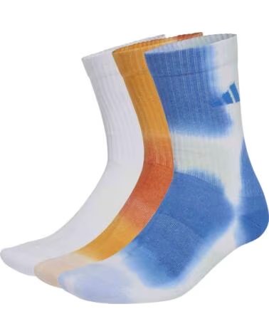 ADIDAS TIE-DYE SOCKEN MEHRFARBIG UNISEX 3 PAAR PARES