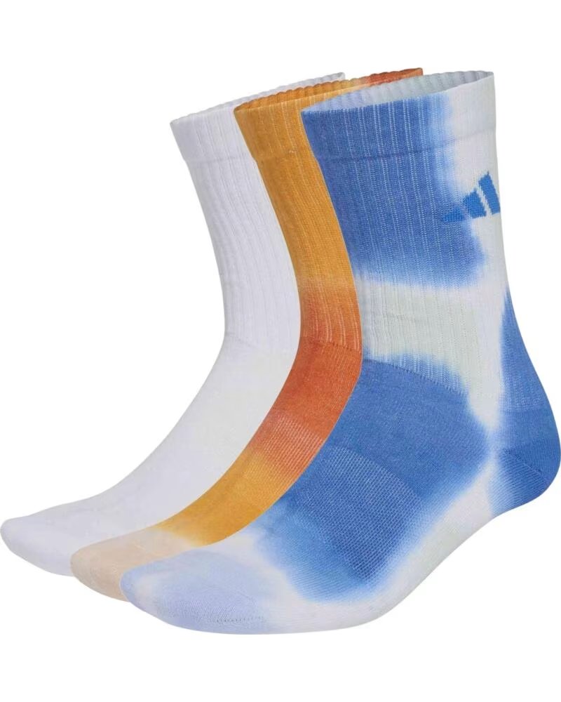 ADIDAS TIE-DYE SOCKEN MEHRFARBIG UNISEX 3 PAAR PARES