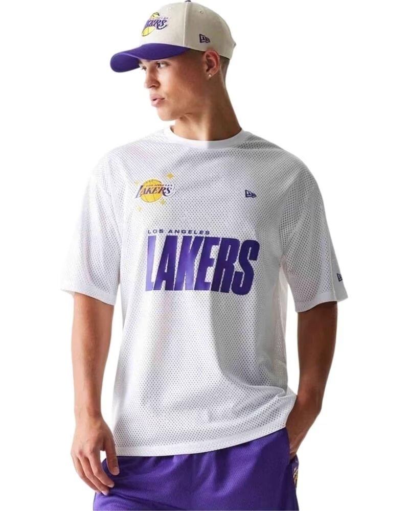 NEW ERA T-SHIRT À MANCHES COURTES LOS ANGELES LAKERS 60771594-100 WHITE
