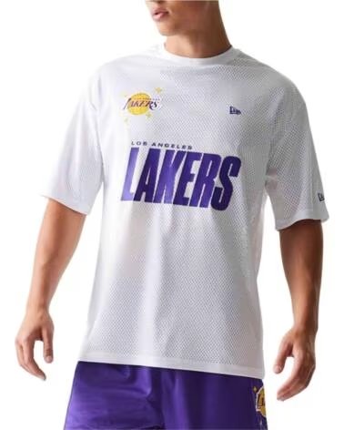 NEW ERA T-SHIRT À MANCHES COURTES LOS ANGELES LAKERS 60771594-100 WHITE
