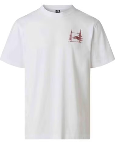 THE NORTH FACE CAMISETA THE NF0A8GQMFN41 MANGA CORTA WHITE