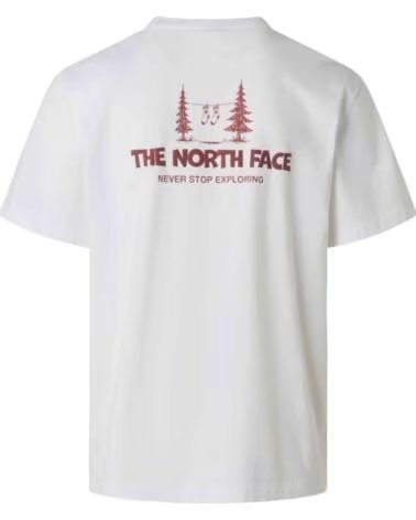 THE NORTH FACE CAMISETA THE NF0A8GQMFN41 MANGA CORTA WHITE