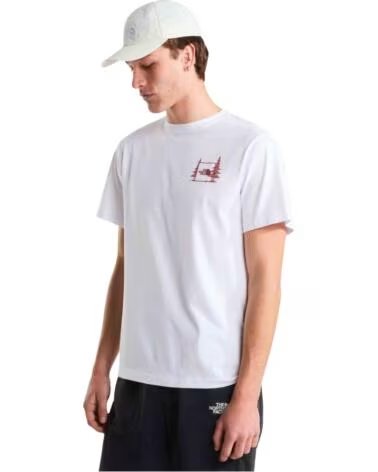 THE NORTH FACE CAMISETA THE NF0A8GQMFN41 MANGA CORTA WHITE