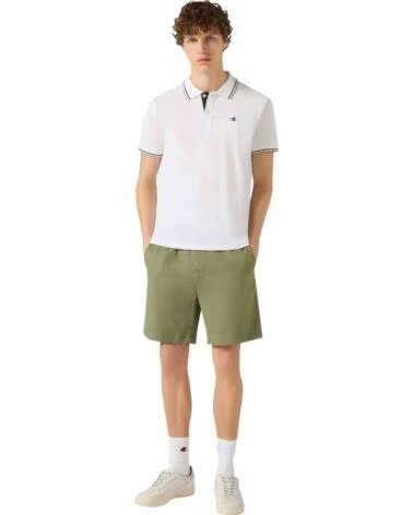 CHAMPION POLO DE MANGA CORTA 220897-WW006 EN BLANCO PARA HOMBRE WHITE